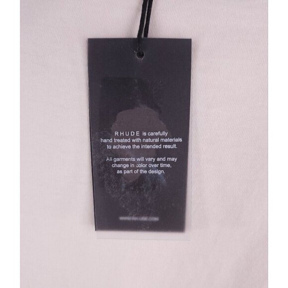 Rhude World Champion T-Shirt L Mens Off-White Cotton Tee - Picture 10 of 16